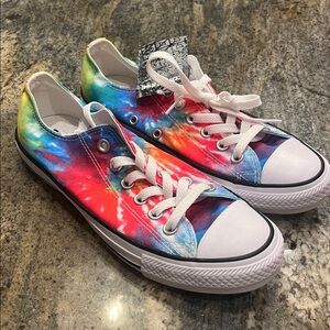 Converse Women's size 7 (Kids Size 5) Colorful Tie-Dye Sneakers